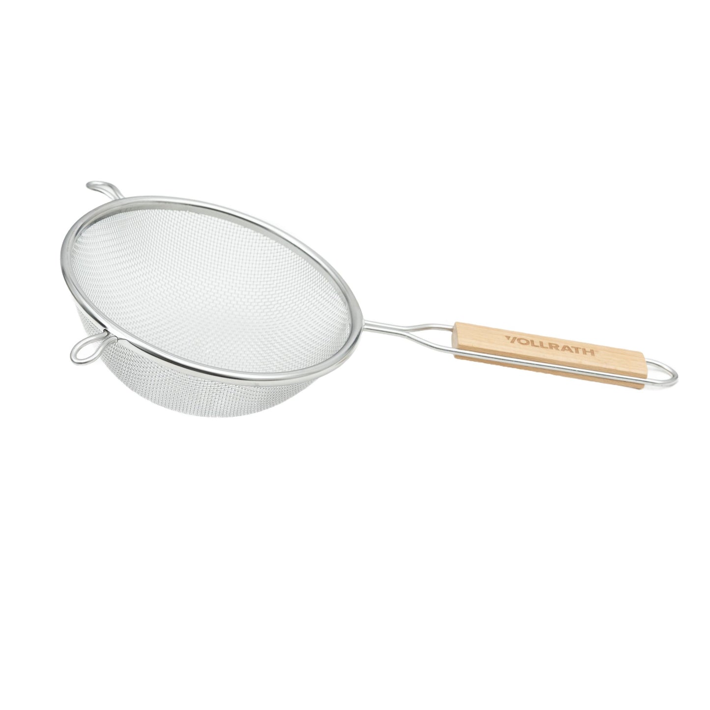 Vollrath Single Medium Mesh Strainer, 6.25", Wood Handle, FINAL SALE - 47194