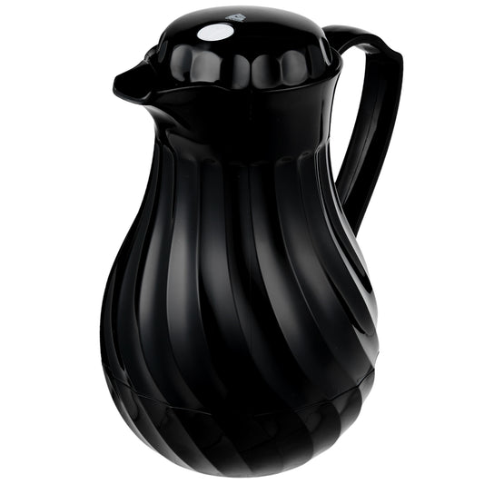 Vollrath SwirlServe Tilt & Pour Beverage Server, 42 oz, Black - 52140