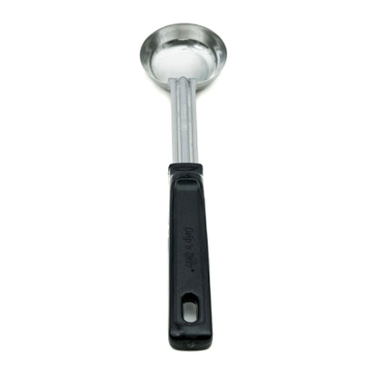 Vollrath Grip N Serve Solid Round Spoodle, 1 oz, Black Handle - 61147