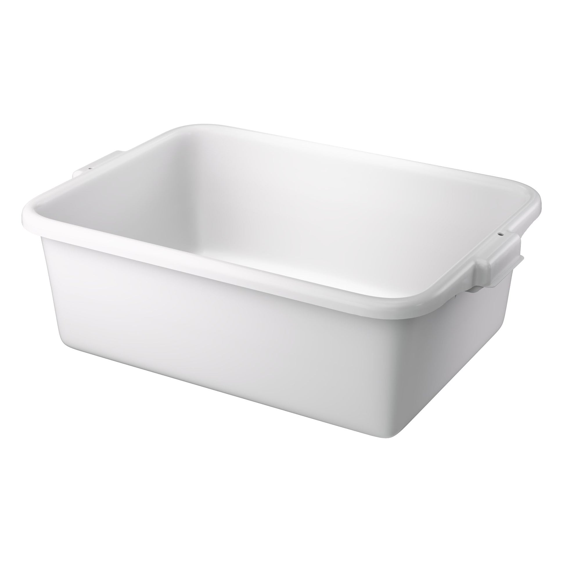 Vollrath Traex Bus/Utility Bin, 21.75" x 15.6" x 7", White - 1527-05