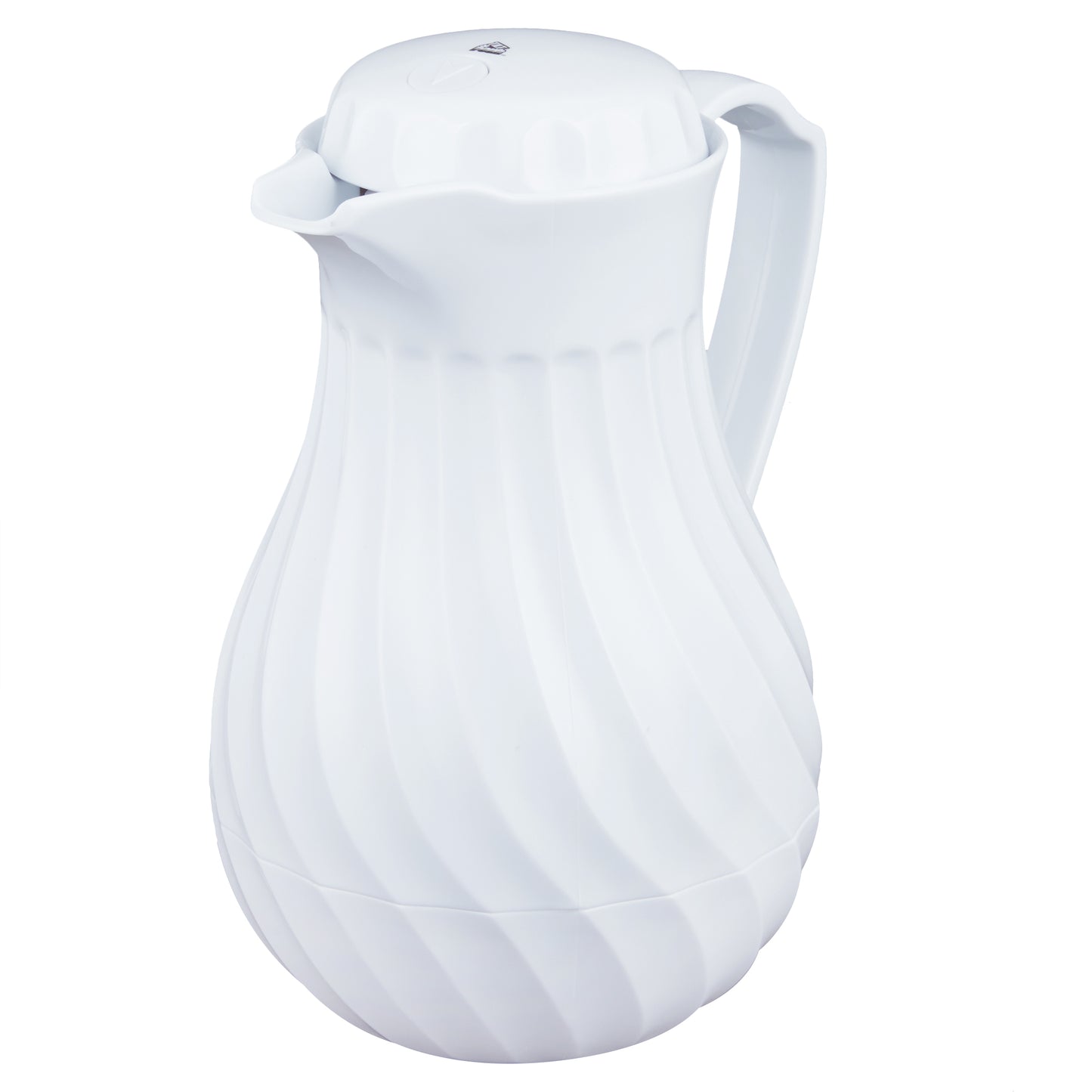 Vollrath SwirlServe Tilt & Pour Beverage Server, 42 oz, White, FINAL SALE - 52130