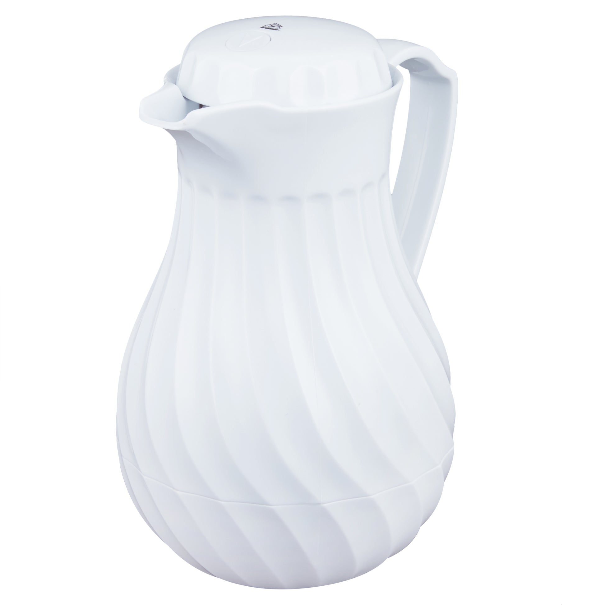 Vollrath SwirlServe Tilt & Pour Beverage Server, 42 oz, White, FINAL SALE - 52130