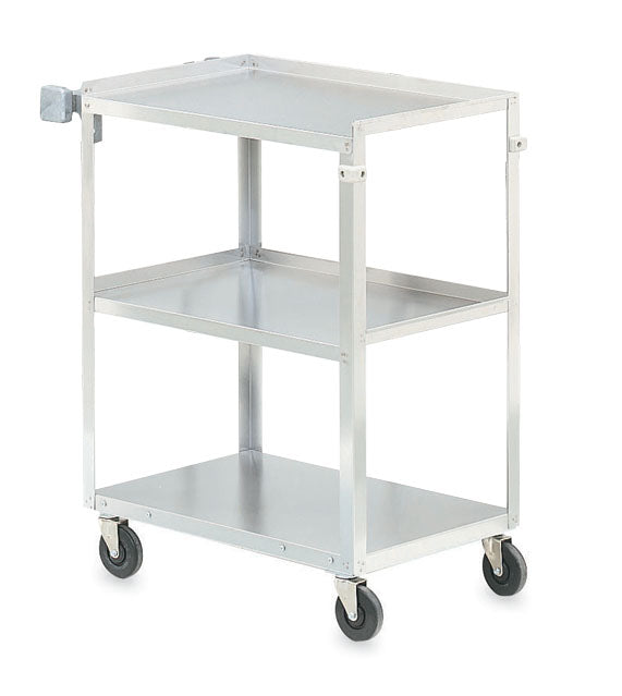 Vollrath 3 Shelf Small Footprint Utility Cart, Stainless Steel, 300 lb - 97120