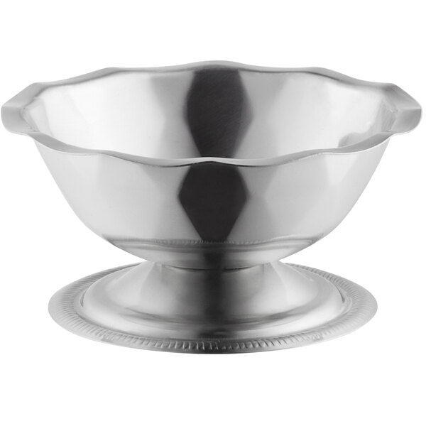 Vollrath Sherbet Dish, 3.5 oz, Stainless Steel - 48013