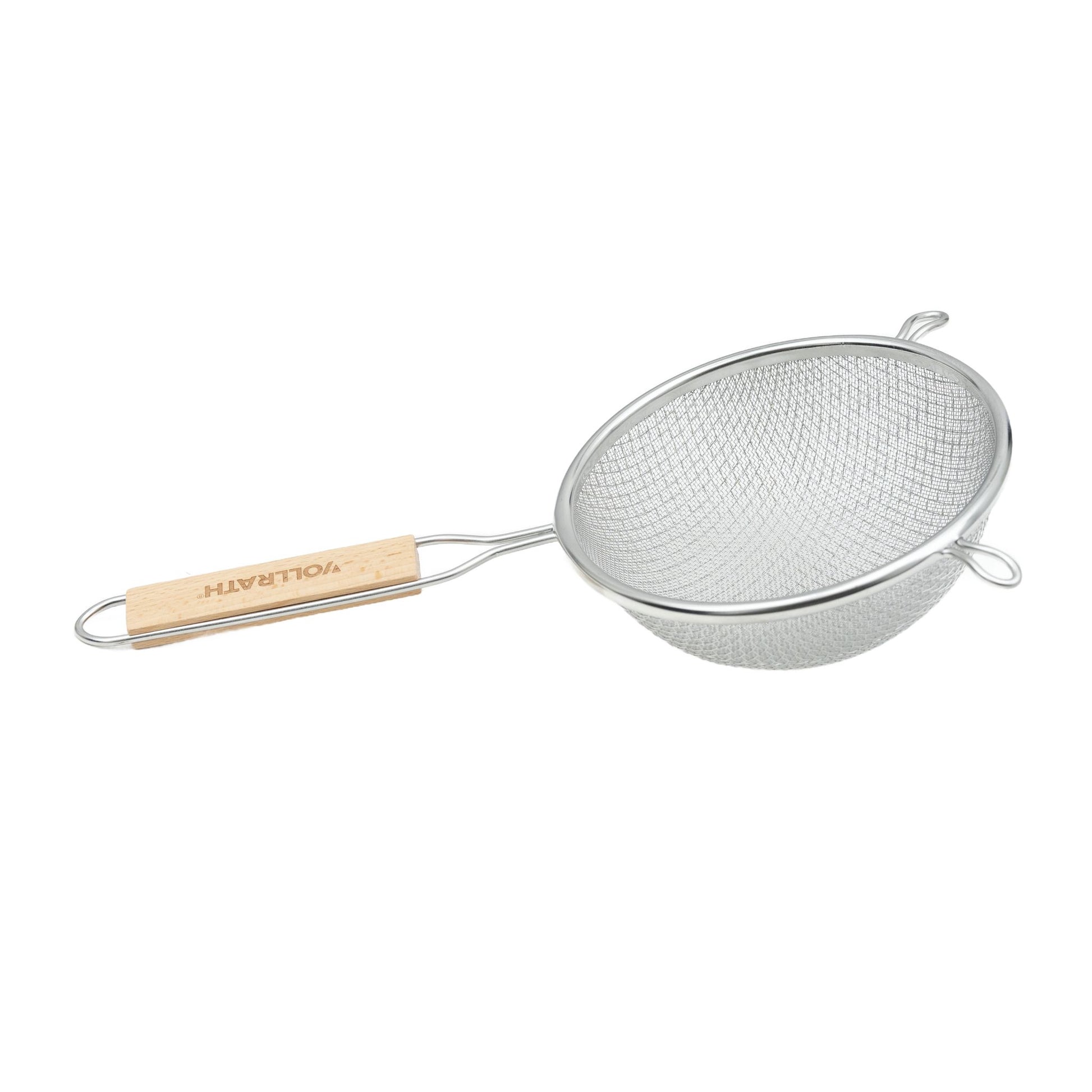 Vollrath Double Fine Mesh Strainer, 6.25", Wood Handle, FINAL SALE - 47191
