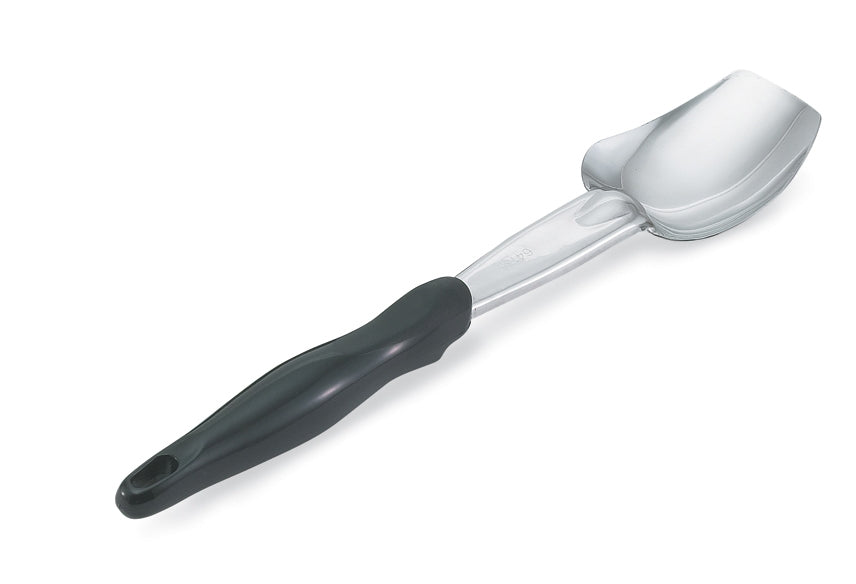 Vollrath Ergo Grip 3 Sided Solid Basting Spoon, Stainless/Nylon Black Handle, FINAL SALE - 64136