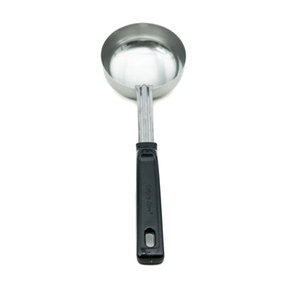 Vollrath Grip N Serve Solid Round Spoodle, 6 oz, Black Handle - 61177