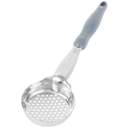 Vollrath Heavy-Duty Color Coded Round Perforated Spoodle, 4 oz, Grey - 6432445