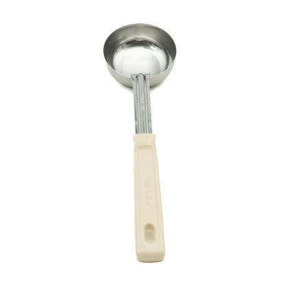 Vollrath Grip N Serve Round Solid Spoodle, Color Coded Handle, 3 oz, Ivory - 62167