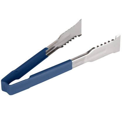Vollrath VersaGrip Kool Touch One-Piece Tongs, 9.5", Blue, FINAL SALE - 4790930