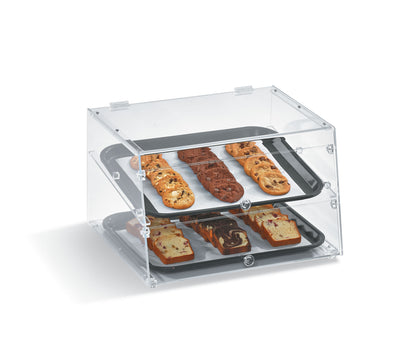 Vollrath Knock Down Bakery Case, 2 Shelf, Front and Rear Doors, Acrylic - KDC1418-2-06