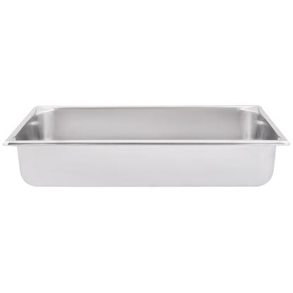 Vollrath Super Pan V Full Size Food Pan, 4" Deep, 22 Gauge Stainless Steel - 30042