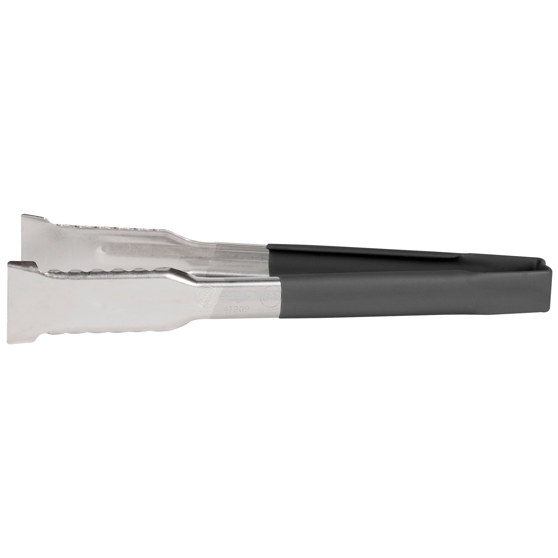 Vollrath VersaGrip Kool Touch One-Piece Tongs, 9.5", Black - 4790920