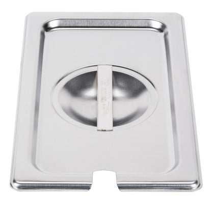 Vollrath Super Pan V Slotted Food Pan Cover, 1/4 Size, 22 Gauge Stainless Steel - 75240
