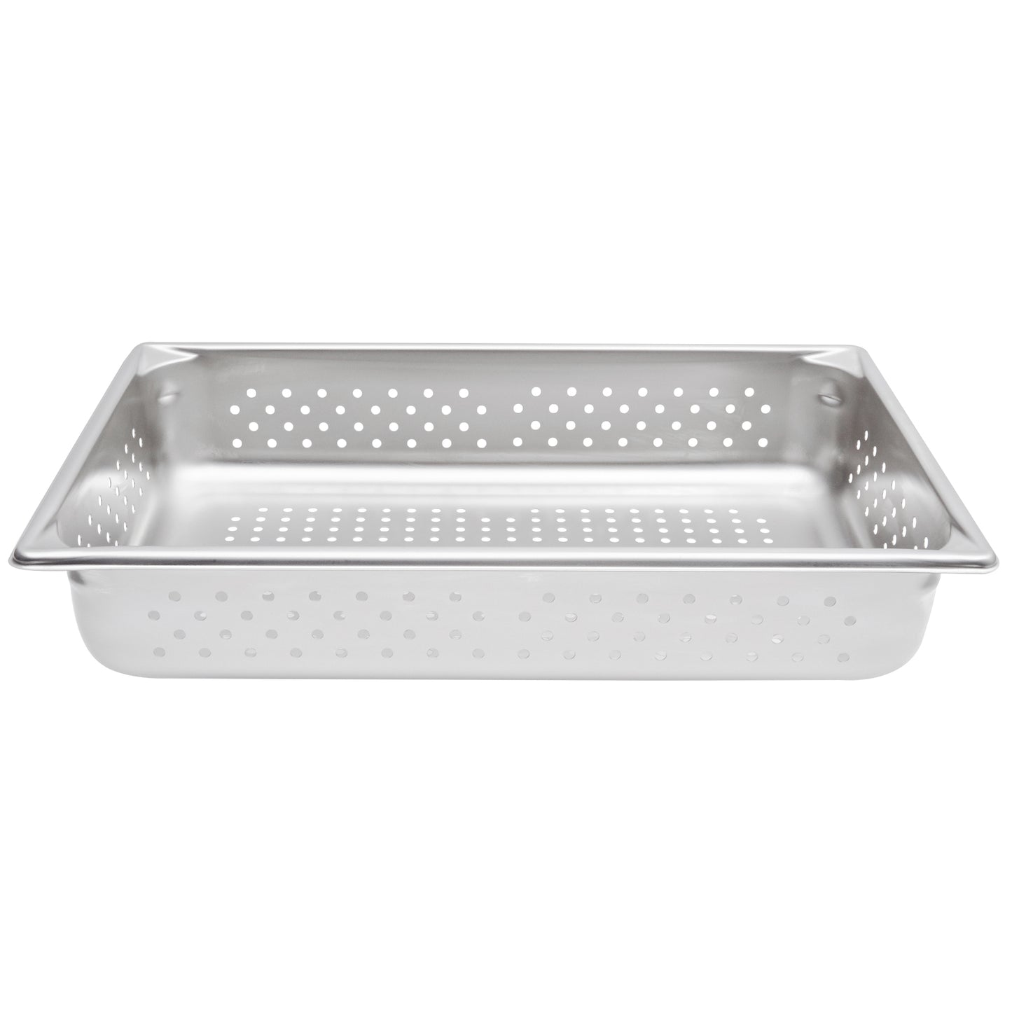 Vollrath Super Pan V Full Size Perforated Food Pan, 4" Deep, 22 Gauge Stainless Steel - 30043