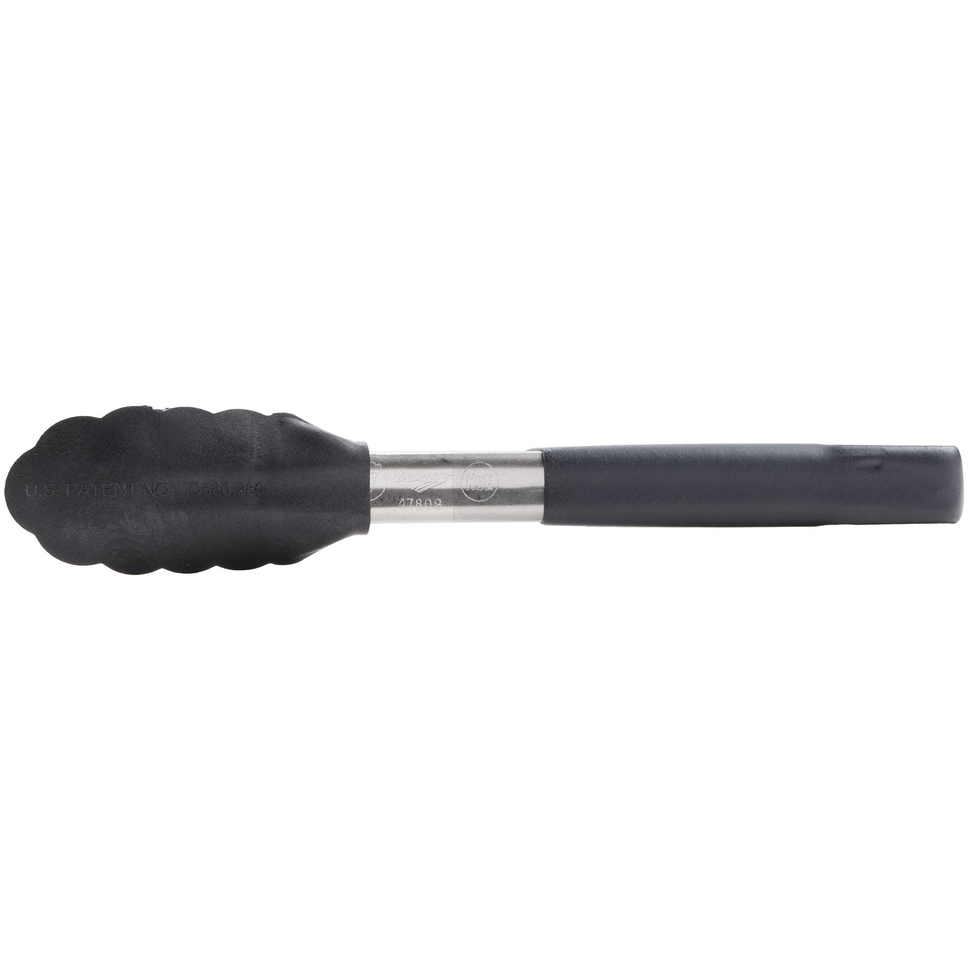 Vollrath High Temp Kool-Touch Nylon End One-Piece Tongs, 9.5", Black - 4780922
