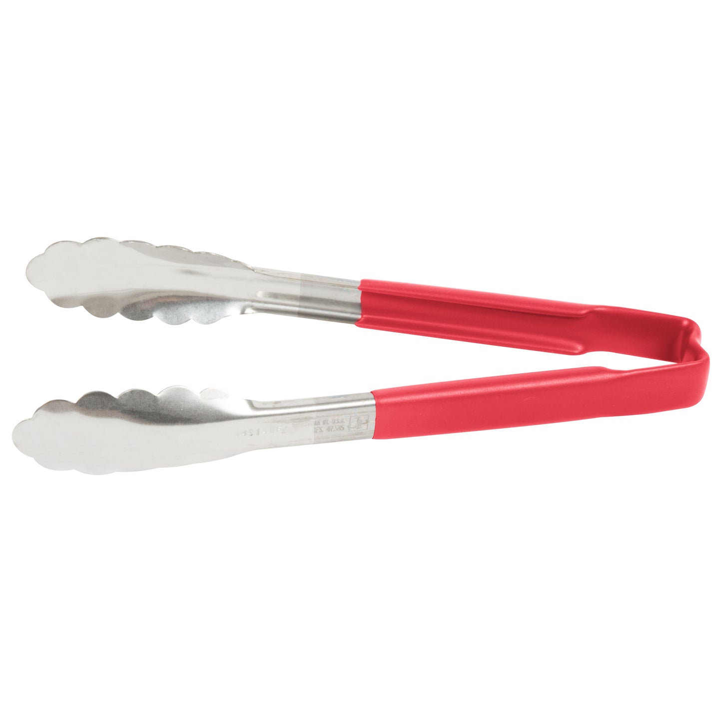 Vollrath Kool-Touch One-Piece Tongs, 9.5", Red - 4780940