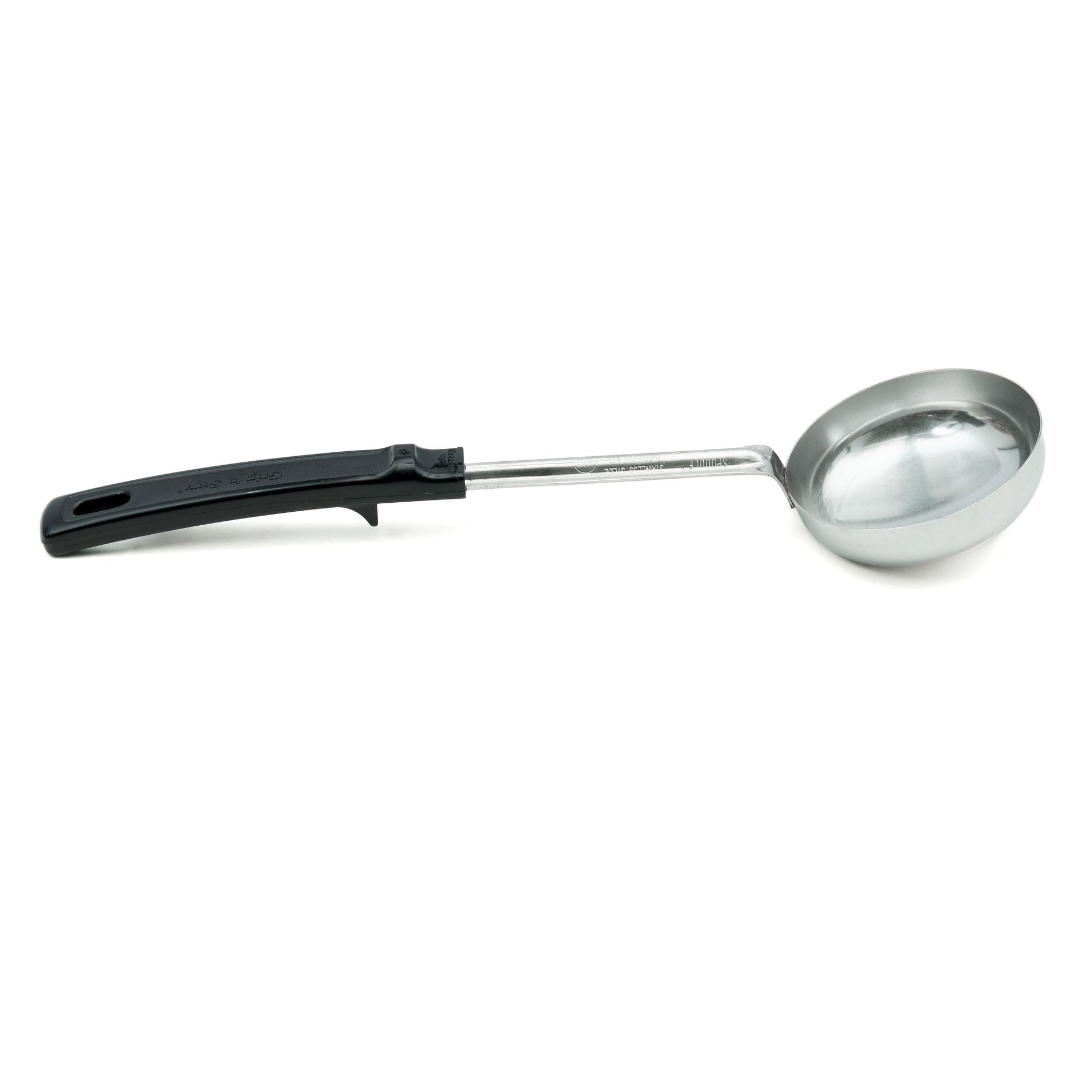 Vollrath Grip N Serve Solid Round Spoodle, 5 oz, Black Handle, FINAL SALE - 61174