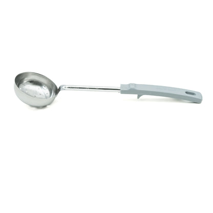 Vollrath Grip N Serve Round Perforated Spoodle, Color Coded Handle, 4 oz, Grey - 62170