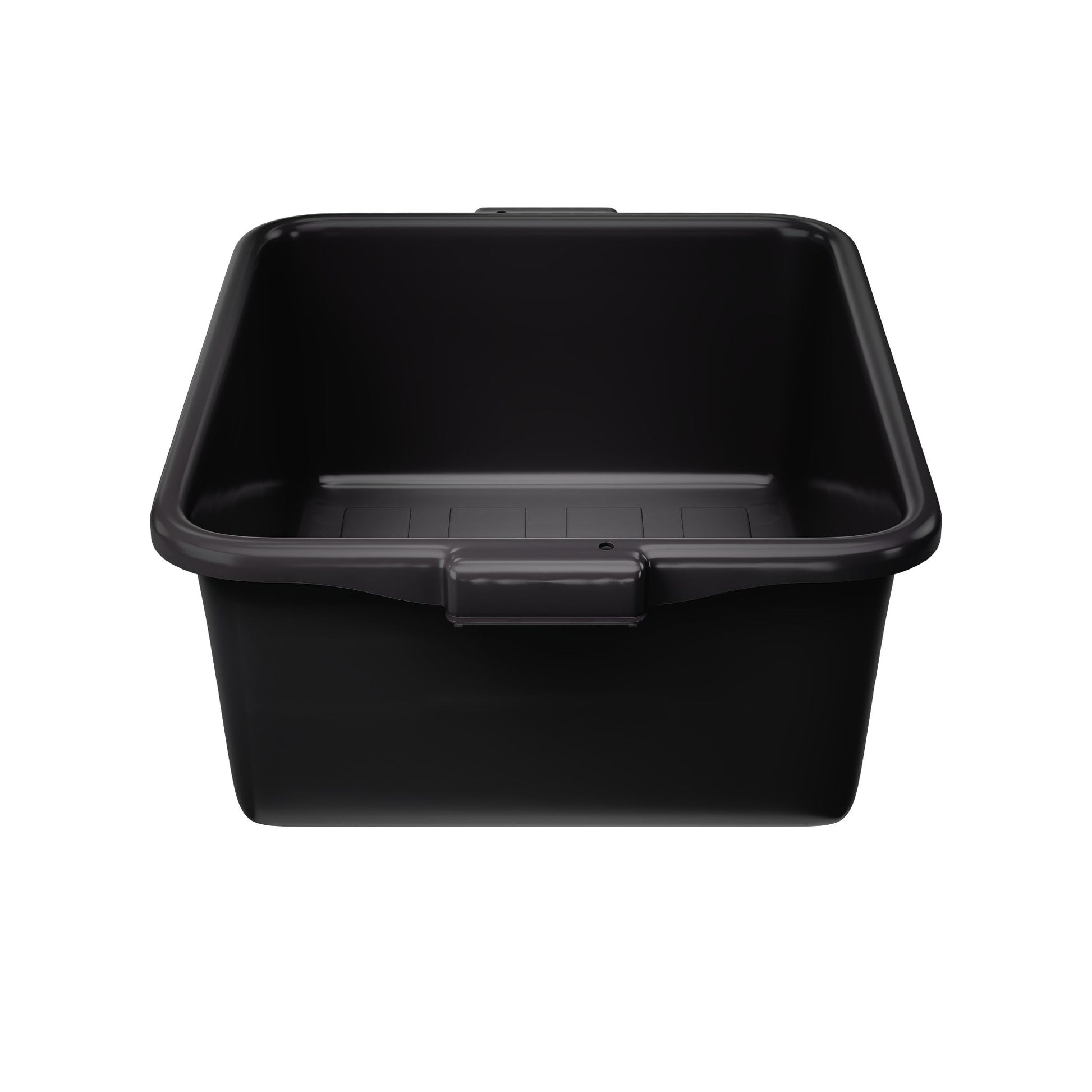 Vollrath Traex Bus/Utility Bin, 21.75" x 15.6" x 7", Black - 1527-06
