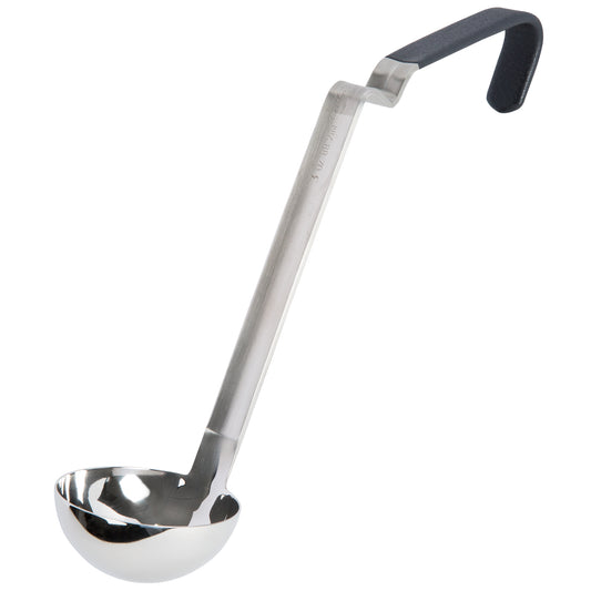 Vollrath Ergo Grip Kool Touch One-Piece Ladle, 3 oz, Black, FINAL SALE - 4980322