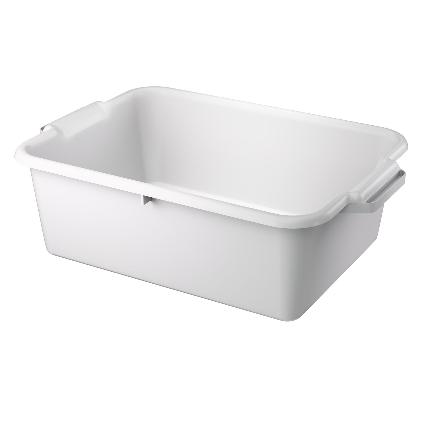 Vollrath Signature Heavy Duty Bus Bin, 20" x 15" x 7", White - 52657