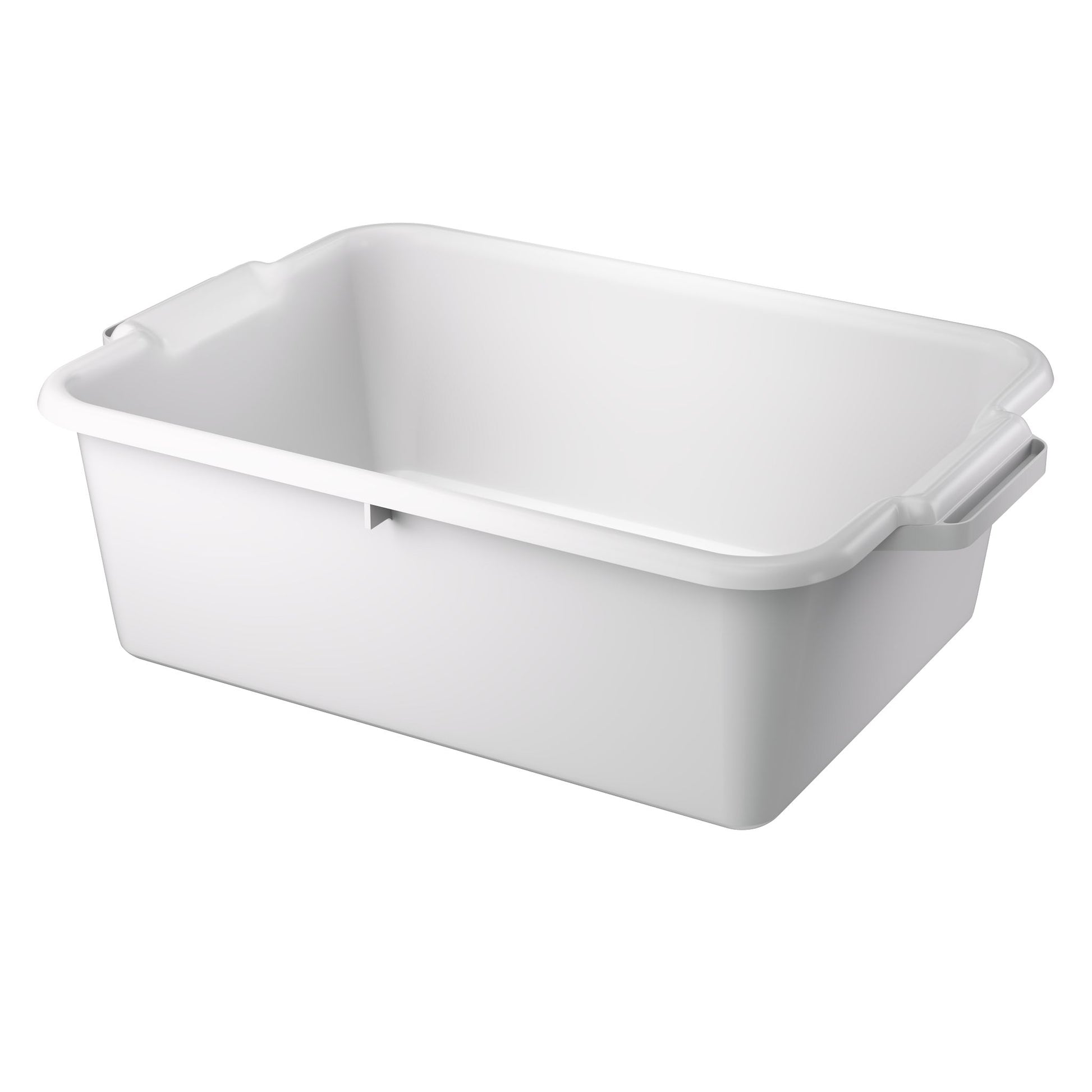Vollrath Signature Heavy Duty Bus Bin, 20" x 15" x 7", White - 52657