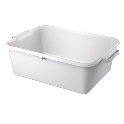 Vollrath Signature Heavy Duty Bus Bin, 20" x 15" x 7", White - 52657
