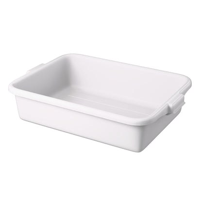 Vollrath Traex Bus/Utility Bin, 21.75" x 15.6" x 5", White - 1521-05