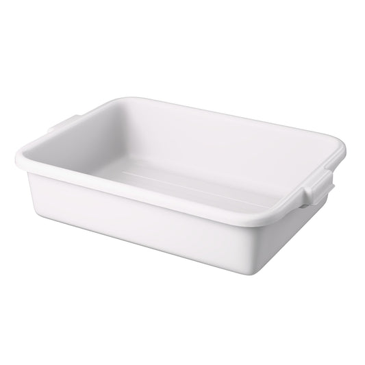 Vollrath Traex Bus/Utility Bin, 21.75" x 15.6" x 5", White - 1521-05