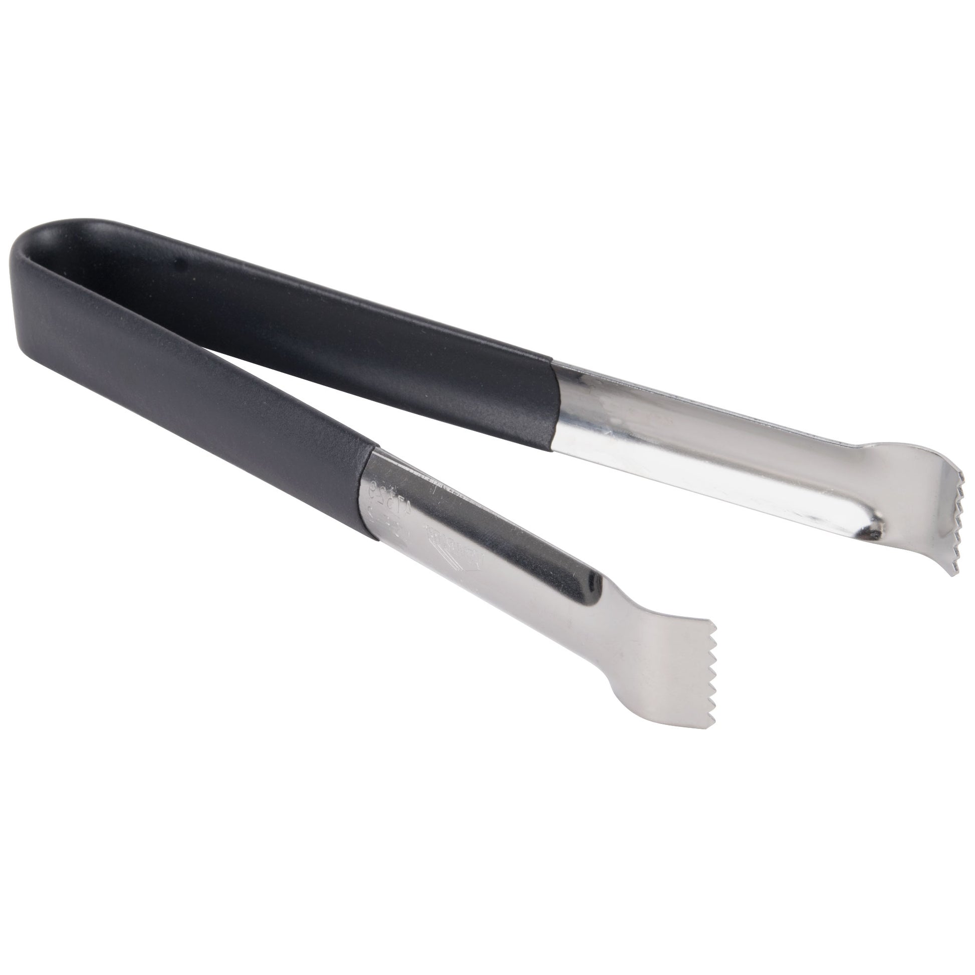 Vollrath Kool Touch Pom Tongs, 9", Stainless Steel w Black Handle - 47329