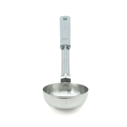 Vollrath Grip N Serve Round Solid Spoodle, Color Coded Handle, 4 oz, Grey - 62172
