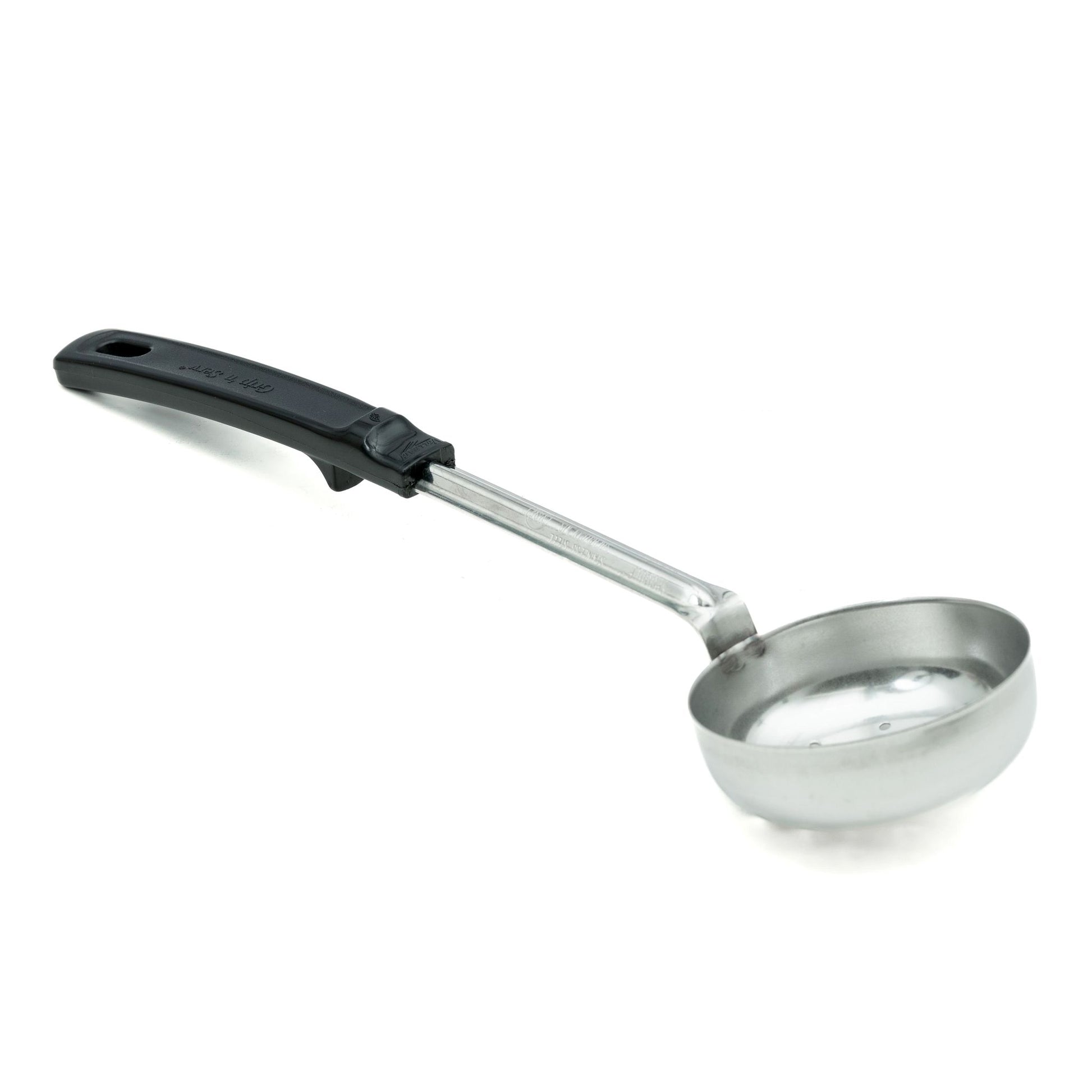 Vollrath Grip N Serve Perforated Round Spoodle, 6 oz, Black Handle, FINAL SALE - 61175