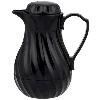 Vollrath SwirlServe Tilt & Pour Beverage Server, 10 oz, Black - 52126