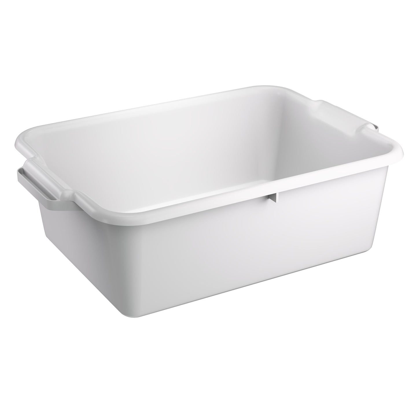 Vollrath Signature Heavy Duty Bus Bin, 20" x 15" x 7", White - 52657