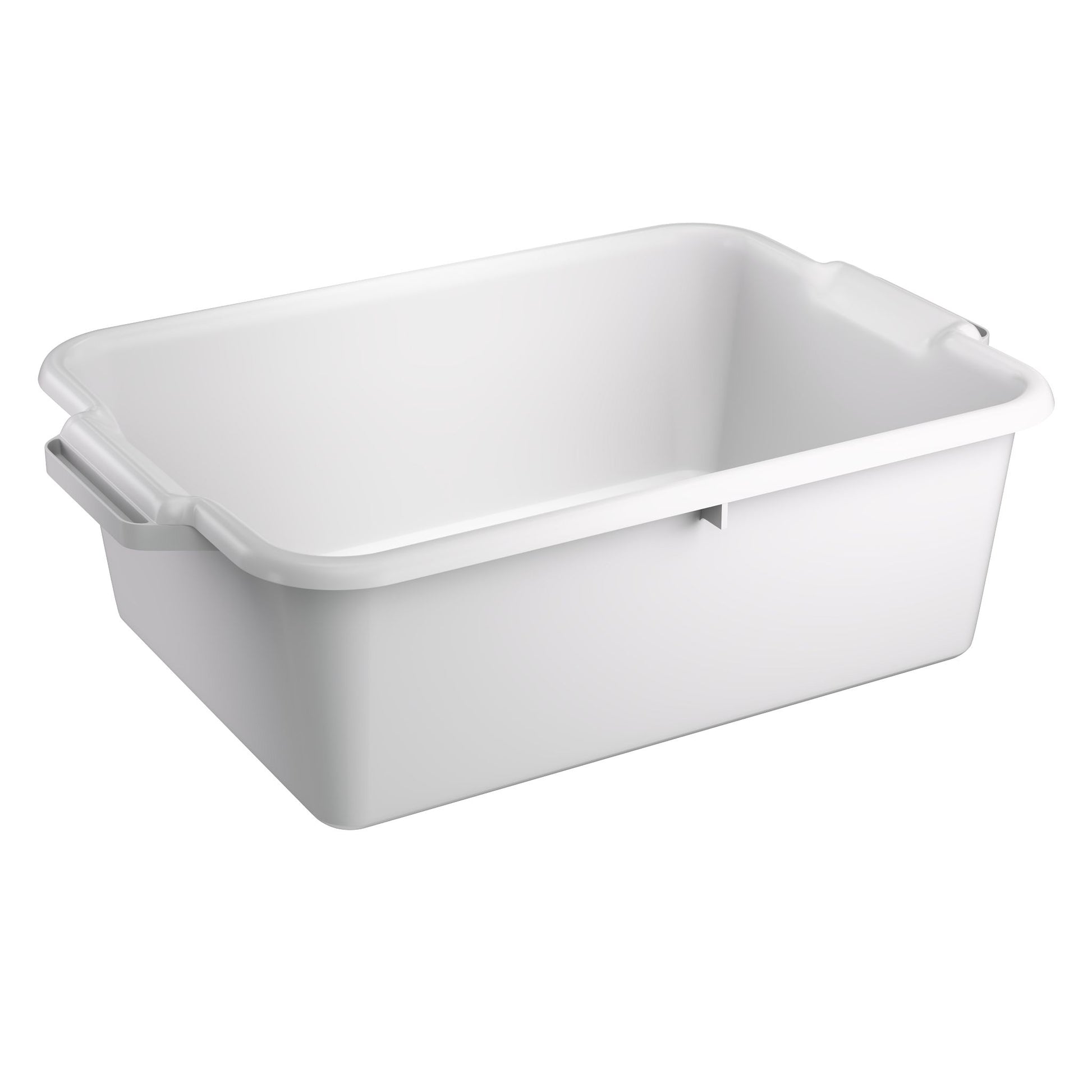 Vollrath Signature Heavy Duty Bus Bin, 20" x 15" x 7", White - 52657