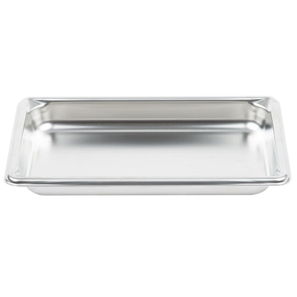 Vollrath Super Pan V 1/4 Size Food Pan, 1.25" Deep, 22 Gauge Stainless Steel - 30412