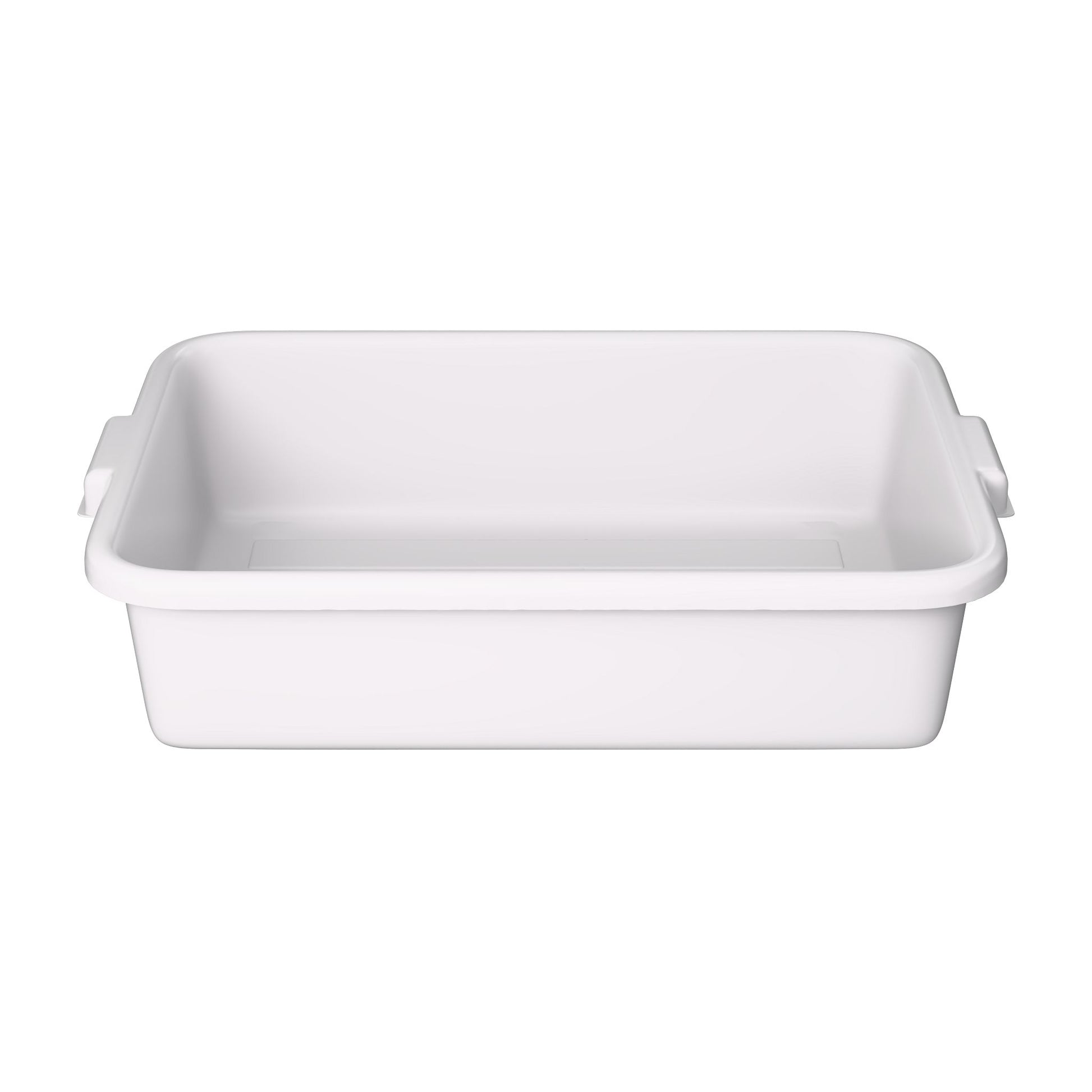 Vollrath Traex Bus/Utility Bin, 21.75" x 15.6" x 5", White - 1521-05