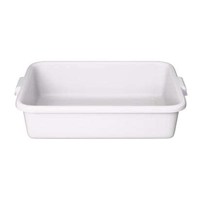Vollrath Traex Bus/Utility Bin, 21.75" x 15.6" x 5", White - 1521-05