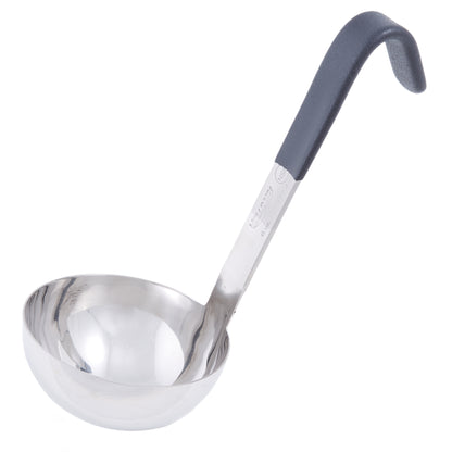Vollrath Heavy-Duty One-Piece Short Handle Kool Touch Ladle, 6 oz, Black, FINAL SALE - 4970620