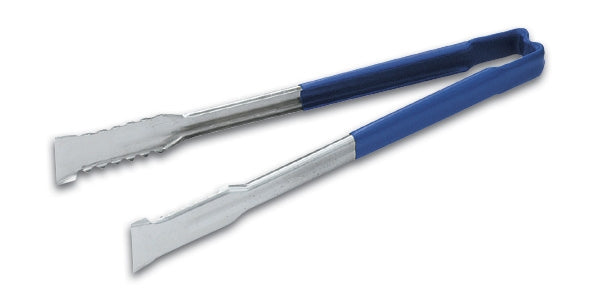 Vollrath VersaGrip Kool Touch One-Piece Tongs, 9.5", Blue, FINAL SALE - 4790930