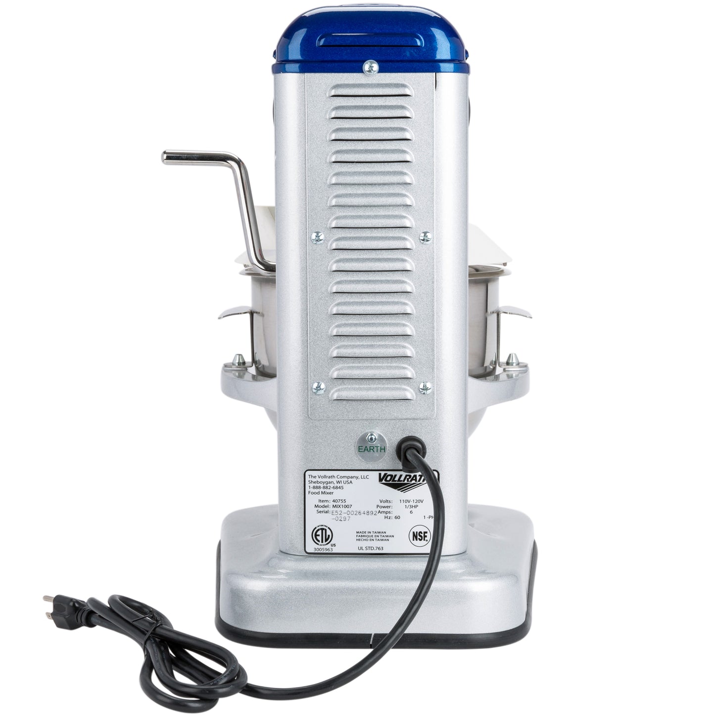 Vollrath Countertop Mixer, 7 qt, 120V - 40755