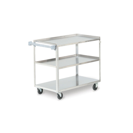 Vollrath Heavy-Duty 3 Shelf Utility Cart, Stainless Steel, 500 lb - 97140