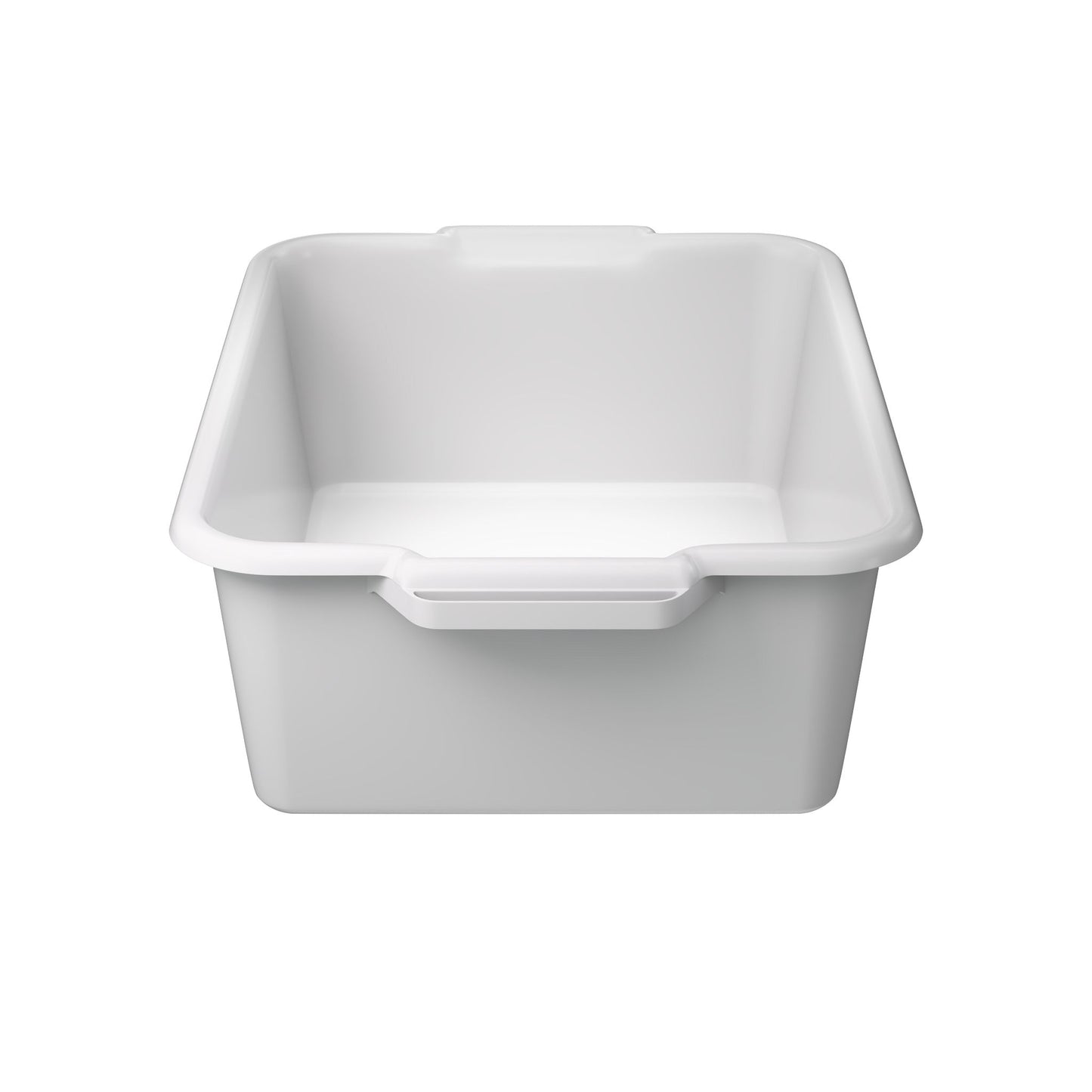 Vollrath Signature Heavy Duty Bus Bin, 20" x 15" x 7", White - 52657