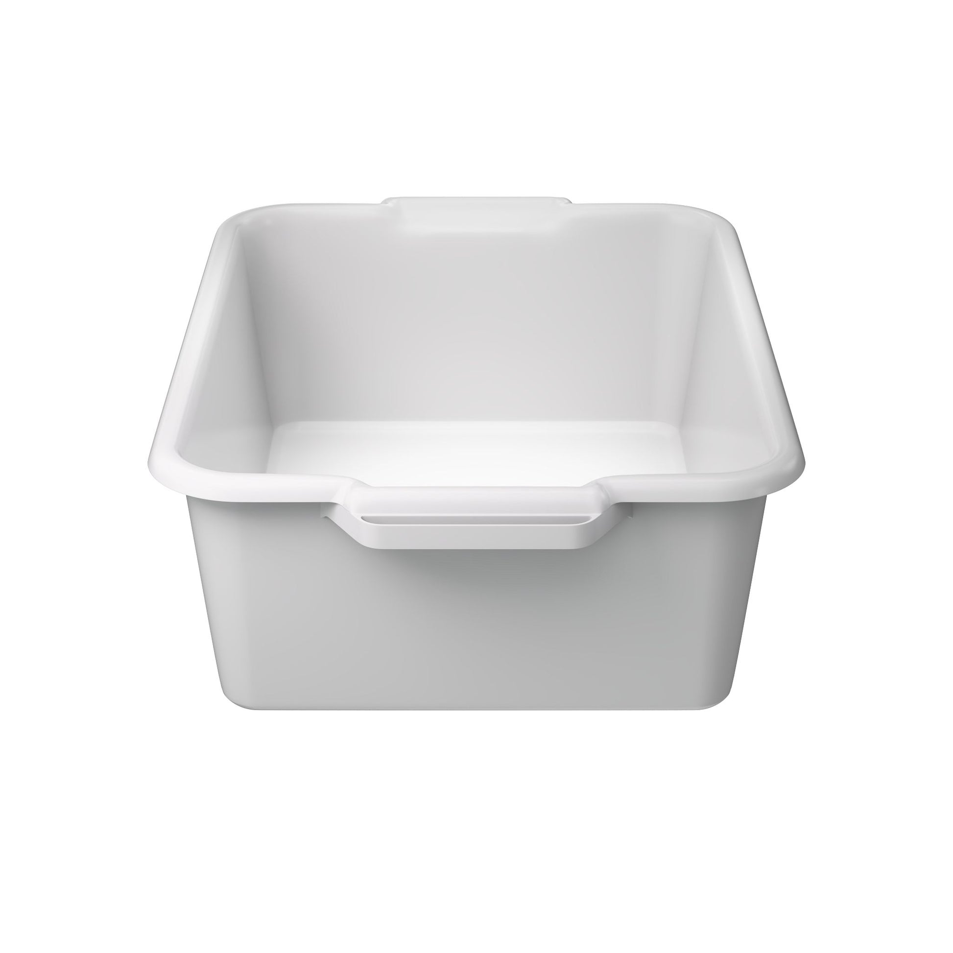 Vollrath Signature Heavy Duty Bus Bin, 20" x 15" x 7", White - 52657