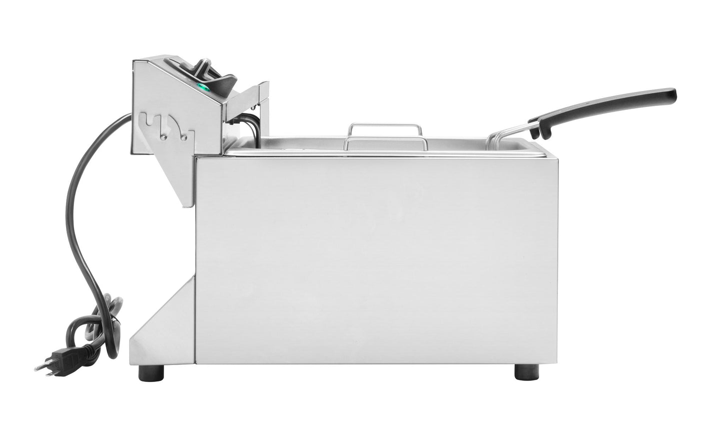 Vollrath CF2-1800-C Electric Standard-Duty Countertop Deep Fryer, 10 lb, 120V - CF2-1800-C