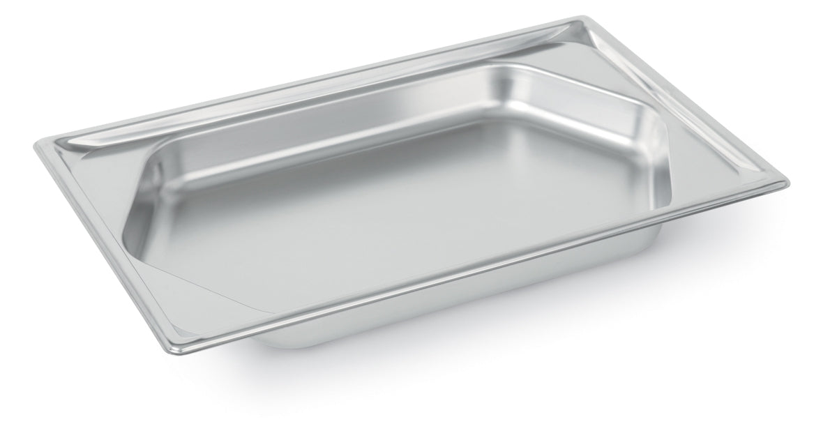 Vollrath Super Pan Full Size Hexagon Shape Food Pan, 2.5" Deep, 22 Gauge Stainless Steel - 3101220