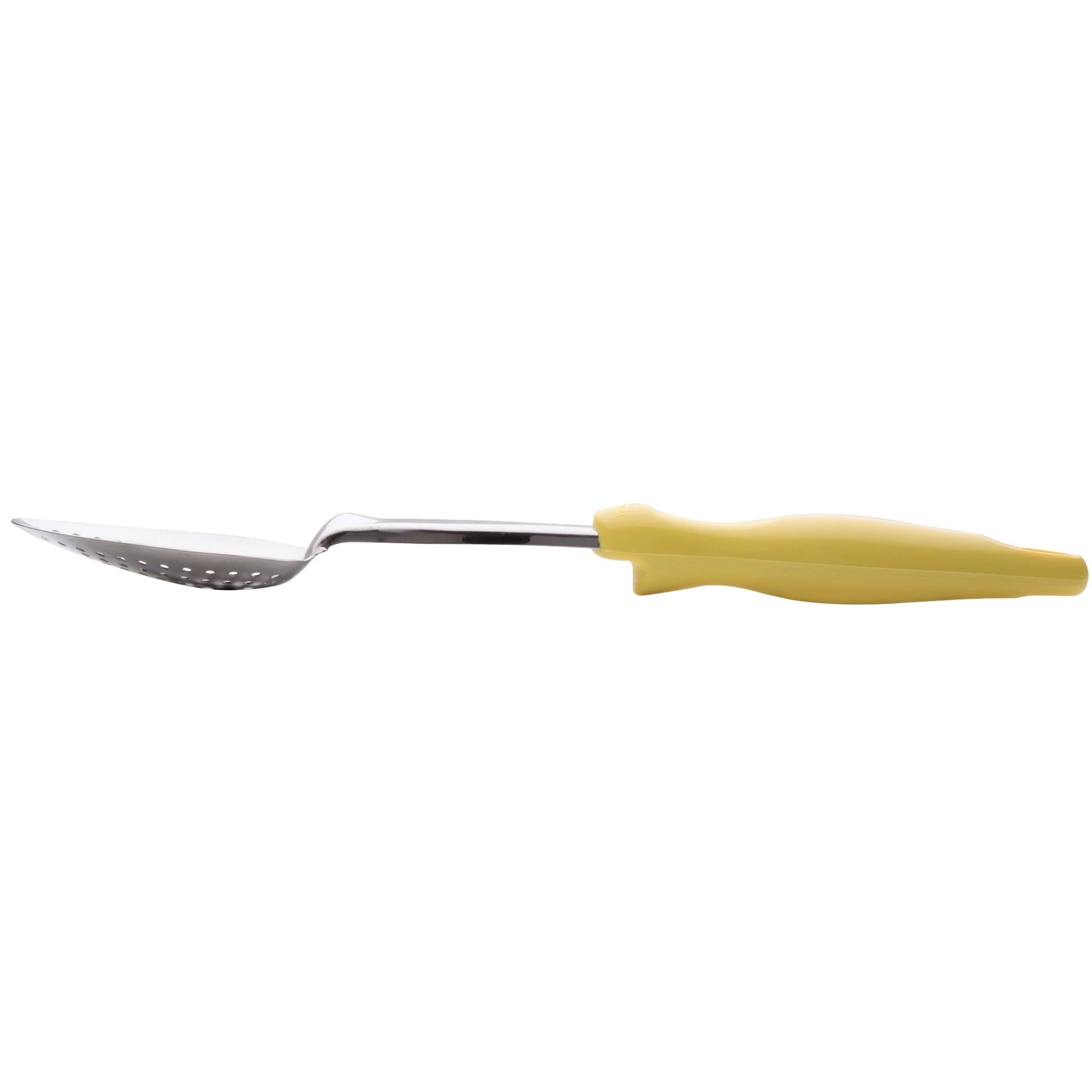 Vollrath Ergo Grip Perforated Basting Spoon, Stainless/Nylon Handle, Yellow - 6414250
