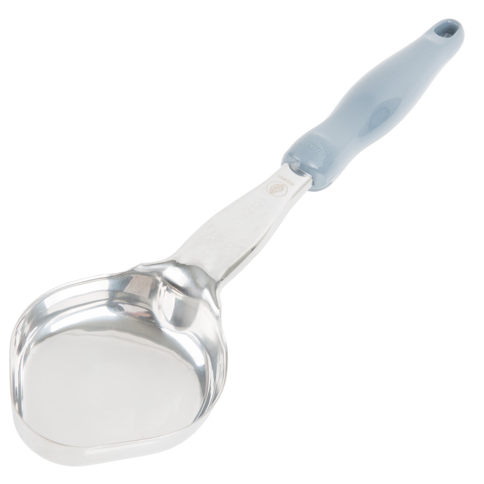 Vollrath Heavy Duty Color Coded Oval Spoodle, 4 oz, Grey - 6412445