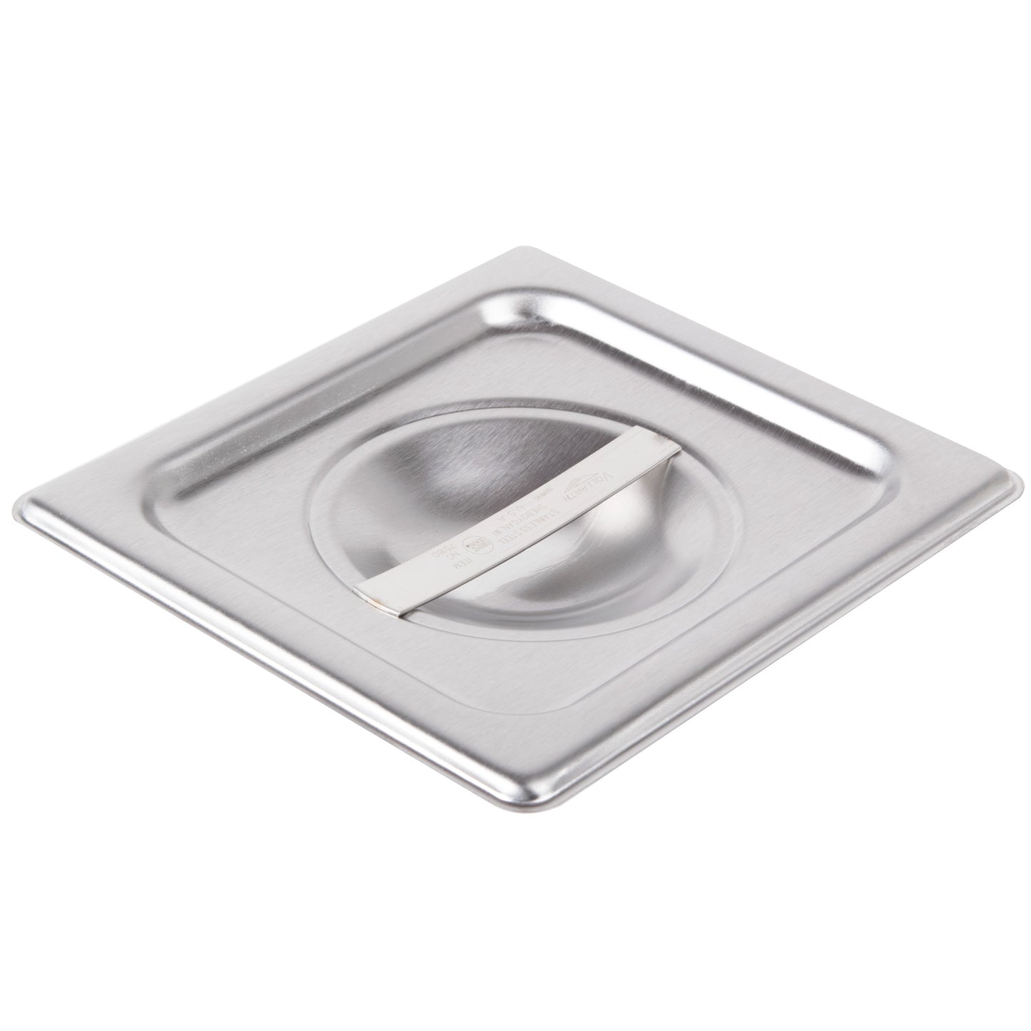 Vollrath Super Pan V Solid Food Pan Cover, 1/6 Size, 22 Gauge Stainless Steel - 75160